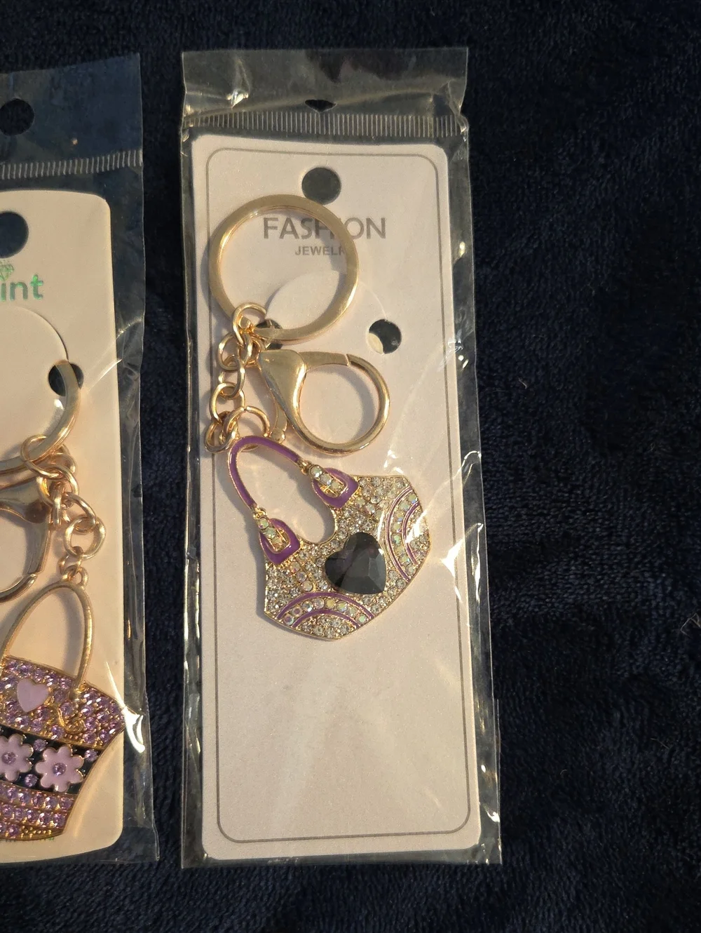 Bag charm 7 piece bundle